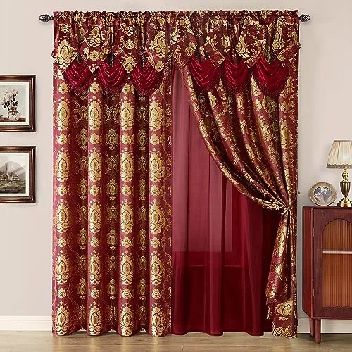 HOMEIDEAS Kitchen Tiers & Valances