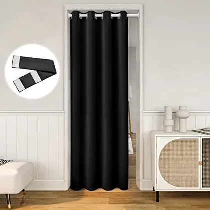 HOMEIDEAS Door Curtains for Doorway Privacy
