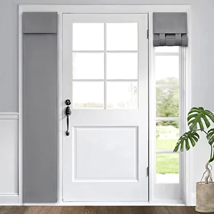 HOMEIDEAS Blackout French Door Curtains