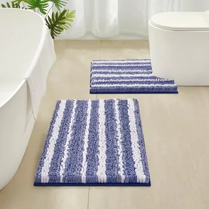 HOMEIDEAS Bathroom Rugs Sets 2 Piece