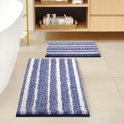 HOMEIDEAS Bathroom Rugs Sets 2 Piece