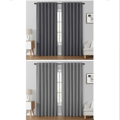 HOMEIDEAS 2 Sets Blackout Curtains
